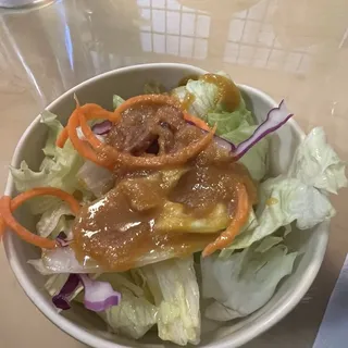 3. House Salad with Ginger Dressing Lunch