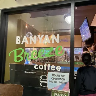 Sign in front