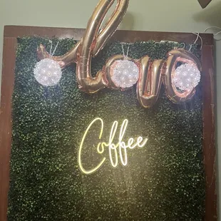 Sign outside