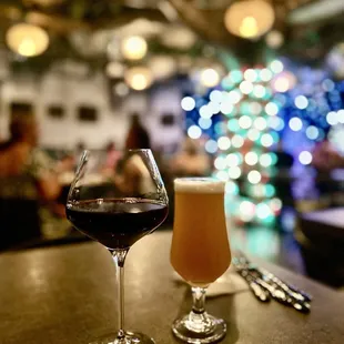 Red Wine &amp; Beer