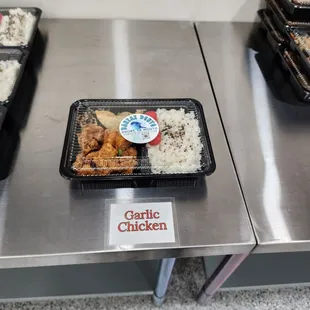 a variety of food items