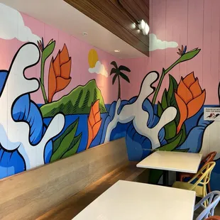Banzai Burger mural (photo taken February 2024)