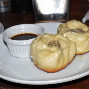 Fried steamed bao