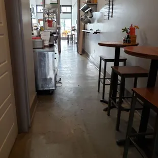 Back hallway leading to front