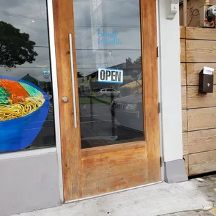 Front entrance of new location