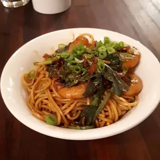 Shrimp With Noodle and XO Sauce