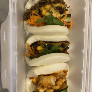 Grilled Shrimp Bao