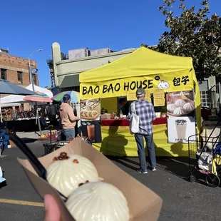 Vegetarian bao buns