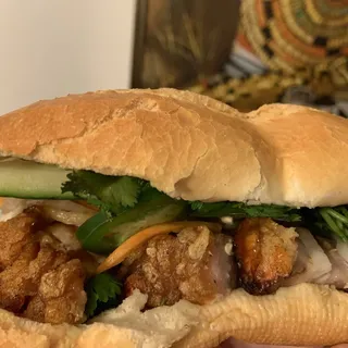 Crispy Pork Belly Banh Mi (Bao Bao's Signature)