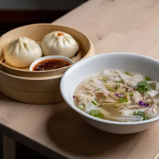 2 Bao+ Wonton Soup Combo