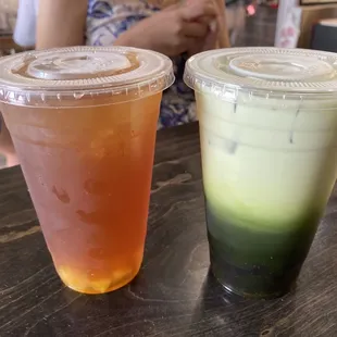 Green Milk Teas