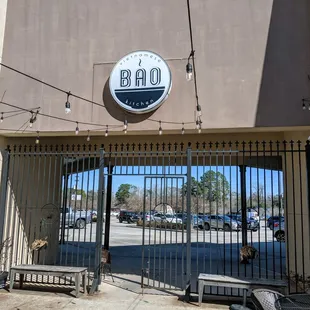 Outside