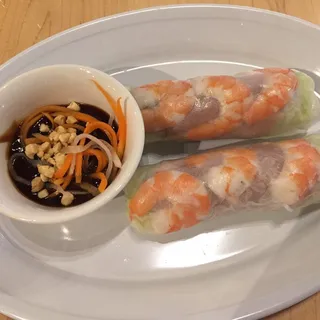 Springrolls- Pork & Shrimp (2 rolls)
