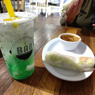 Springrolls- Shrimp (2 rolls)