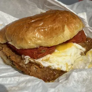 Togarashi Seasoned Country Fried Steak Bao