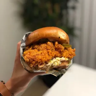 Nashville chicken sandwich