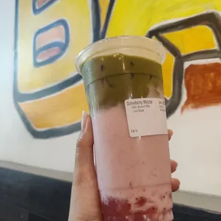 Strawberry Matcha Latte
