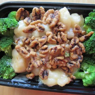 Wonderful flavor = Honey Walnut Shrimp!