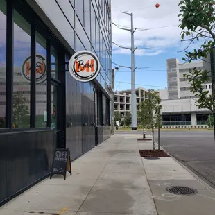 Soft Opening; on the corner of Bolivar and Tulane, right next to the Smoothie King!