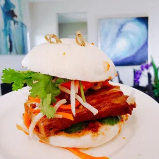 Braised Pork Belly Slider