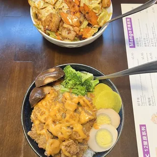 Japanese Style Fried Pork Over Rice