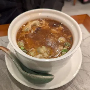 Hot and Sour Wonton Soup