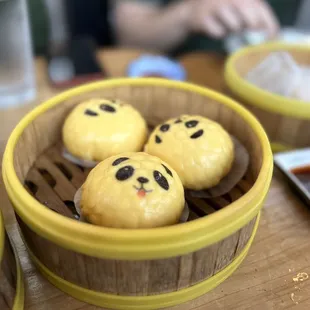 Steamed Sweet Egg Custard Bao (3)