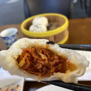 Steamed Kimchi Beef Bao (3)