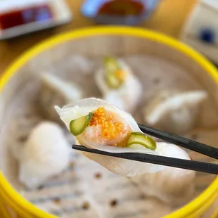Steamed Dim Sim Special: 2 Shrimp &amp; Scallop, 2 Har Gow, 2 Beef &amp; Corn | $12