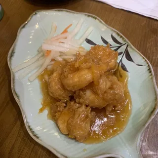 Grapefruit Honey Prawn