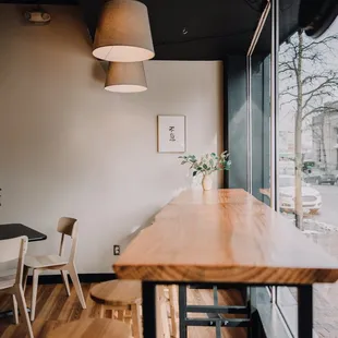 Inside the restaurant