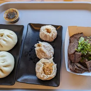 Beef Shank, Shanghai Shumai, Premium Berkshire Pork Buns