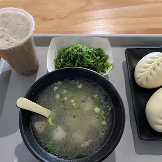 2 Piece Pickled Cabbage & Pork Buns