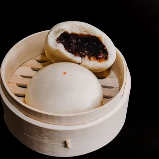 2 Piece Red Bean Paste Buns