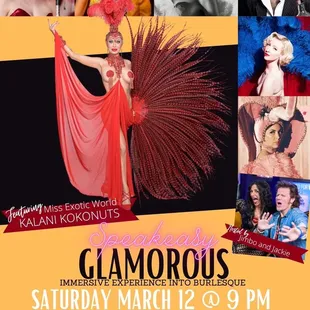 This is the recent Burlesque show we attended. More shows are scheduled. You will love it