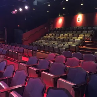 Colorful lightings and seats