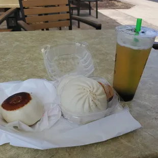 Meat Pan Seared Baos