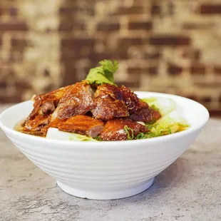 Crispy Duck Noodle Soup