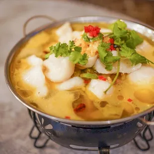 Hot Pot Pickled Cabbage Fish (Flounder)