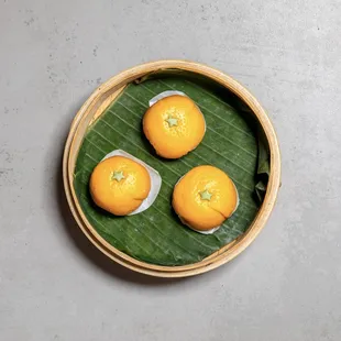 Orange Custard Buns