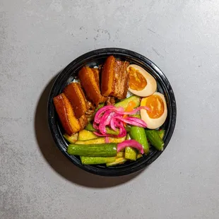 Pork Belly Rice Bowl