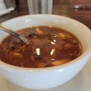 Hot and sour soup.  On point!
