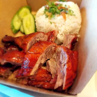 Duck with rice