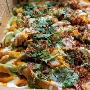 Bao Hog Fries with Pork Belly
