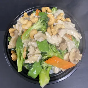 Cashew Chicken Rice Bowl