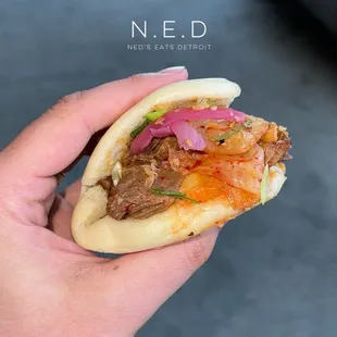 Braised Beef Bao
