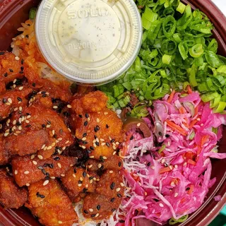 Korean Chicken Rice Bowl