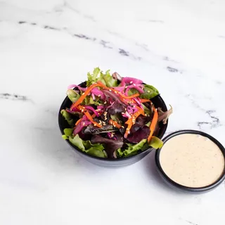Mixed Green Salad with Sesame Dressing