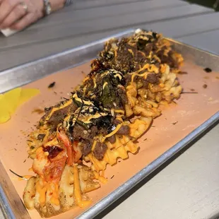 Beef bulgolgi loaded fries