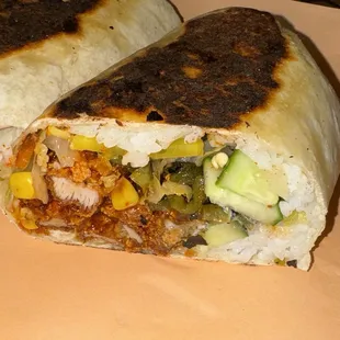 KFC bap burrito
